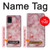 W2843 Pink Marble Texture Hard Case and Leather Flip Case For Samsung Galaxy A31