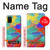 W2942 Brush Stroke Painting Hard Case and Leather Flip Case For Samsung Galaxy A31