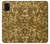 W3388 Gold Glitter Graphic Print Hard Case and Leather Flip Case For Samsung Galaxy A31