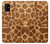 W0422 Giraffe Skin Hard Case and Leather Flip Case For Samsung Galaxy A41