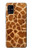 W0422 Giraffe Skin Hard Case and Leather Flip Case For Samsung Galaxy A41