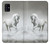 W0932 White Horse Hard Case and Leather Flip Case For Samsung Galaxy A41