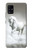 W0932 White Horse Hard Case and Leather Flip Case For Samsung Galaxy A41