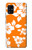 W2245 Hawaiian Hibiscus Orange Pattern Hard Case and Leather Flip Case For Samsung Galaxy A41