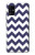 W2345 Navy Blue Shavron Zig Zag Pattern Hard Case and Leather Flip Case For Samsung Galaxy A41