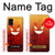 W2454 Red Cute Little Devil Cartoon Hard Case and Leather Flip Case For Samsung Galaxy A41