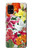 W3205 Retro Art Flowers Hard Case and Leather Flip Case For Samsung Galaxy A41