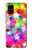 W3292 Colourful Disco Star Hard Case and Leather Flip Case For Samsung Galaxy A41