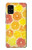 W3408 Lemon Hard Case and Leather Flip Case For Samsung Galaxy A41