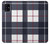 W3452 Plaid Fabric Pattern Hard Case and Leather Flip Case For Samsung Galaxy A41