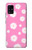 W3500 Pink Floral Pattern Hard Case and Leather Flip Case For Samsung Galaxy A41