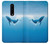 W0843 Blue Whale Hard Case and Leather Flip Case For OnePlus 8