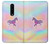 W3203 Rainbow Unicorn Hard Case and Leather Flip Case For OnePlus 8