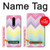 W3514 Rainbow Zigzag Hard Case and Leather Flip Case For OnePlus 8