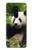 W1073 Panda Enjoy Eating Hard Case and Leather Flip Case For OnePlus 8 Pro