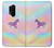 W3203 Rainbow Unicorn Hard Case and Leather Flip Case For OnePlus 8 Pro