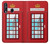 W2059 England British Telephone Box Minimalist Hard Case and Leather Flip Case For Samsung Galaxy A60