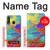 W2942 Brush Stroke Painting Hard Case and Leather Flip Case For Samsung Galaxy A60