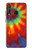 W2985 Colorful Tie Dye Texture Hard Case and Leather Flip Case For Samsung Galaxy A60