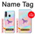 W3203 Rainbow Unicorn Hard Case and Leather Flip Case For Samsung Galaxy A60