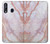 W3482 Soft Pink Marble Graphic Print Hard Case and Leather Flip Case For Samsung Galaxy A60