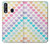 W3499 Colorful Heart Pattern Hard Case and Leather Flip Case For Samsung Galaxy A60