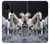 W0246 White Horse Hard Case and Leather Flip Case For Samsung Galaxy M31