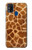 W0422 Giraffe Skin Hard Case and Leather Flip Case For Samsung Galaxy M31