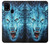 W0752 Blue Fire Grim Wolf Hard Case and Leather Flip Case For Samsung Galaxy M31