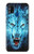 W0752 Blue Fire Grim Wolf Hard Case and Leather Flip Case For Samsung Galaxy M31