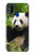 W1073 Panda Enjoy Eating Hard Case and Leather Flip Case For Samsung Galaxy M31