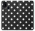 W2299 Black Polka Dots Hard Case and Leather Flip Case For Samsung Galaxy M31