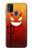 W2454 Red Cute Little Devil Cartoon Hard Case and Leather Flip Case For Samsung Galaxy M31