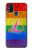 W2900 Rainbow LGBT Lesbian Pride Flag Hard Case and Leather Flip Case For Samsung Galaxy M31