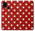 W2951 Red Polka Dots Hard Case and Leather Flip Case For Samsung Galaxy M31