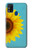 W3039 Vintage Sunflower Blue Hard Case and Leather Flip Case For Samsung Galaxy M31