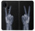 W3101 X-ray Peace Sign Fingers Hard Case and Leather Flip Case For Samsung Galaxy M31