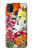 W3205 Retro Art Flowers Hard Case and Leather Flip Case For Samsung Galaxy M31