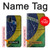 W3297 Brazil Flag Vintage Football Graphic Hard Case and Leather Flip Case For Samsung Galaxy M31