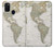 W0604 World Map Hard Case and Leather Flip Case For Samsung Galaxy M21