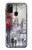 W1295 Eiffel Painting of Paris Hard Case and Leather Flip Case For Samsung Galaxy M21