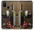 W1316 Grapes Bottle and Glass of Red Wine Hard Case and Leather Flip Case For Samsung Galaxy M21