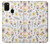 W2354 Pastel Flowers Pattern Hard Case and Leather Flip Case For Samsung Galaxy M21