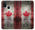 W2490 Canada Maple Leaf Flag Texture Hard Case and Leather Flip Case For Samsung Galaxy M21