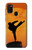 W3024 Kung Fu Karate Fighter Hard Case and Leather Flip Case For Samsung Galaxy M21