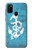 W3053 Marine Anchor Blue Hard Case and Leather Flip Case For Samsung Galaxy M21