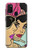 W3171 Girls Pop Art Hard Case and Leather Flip Case For Samsung Galaxy M21