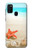 W3212 Sea Shells Starfish Beach Hard Case and Leather Flip Case For Samsung Galaxy M21