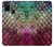 W3539 Mermaid Fish Scale Hard Case and Leather Flip Case For Samsung Galaxy M21