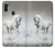 W0932 White Horse Hard Case and Leather Flip Case For Samsung Galaxy M11